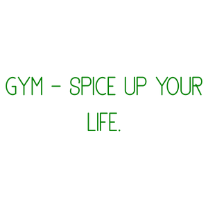 gym spice up your life quote SVG PNG design with bold lettering