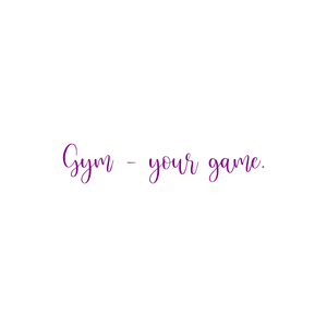 gym your game quote SVG PNG design