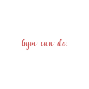 gym can do quote SVG PNG design with bold lettering, an uplifting message
