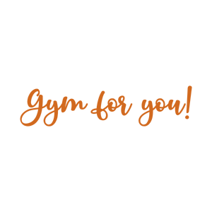 gym for you quote SVG PNG design with bold lettering