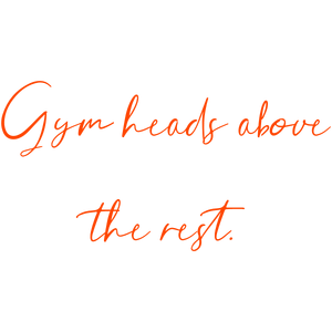 gym heads above the rest quote SVG PNG design with bold lettering