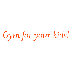 gym for your kids quote SVG PNG design with bold lettering