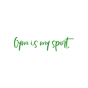gym is my sport quote SVG PNG design