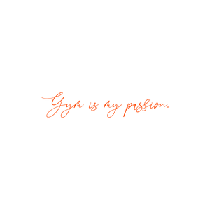gym is my passion quote SVG PNG design with bold lettering, an uplifting message
