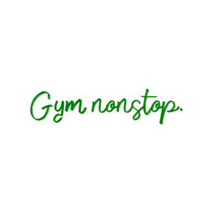gym nonstop quote SVG PNG design with hand-drawn style, bold lettering