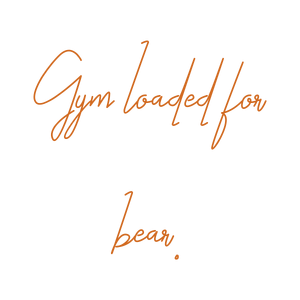 gym loaded for bear quote SVG PNG design