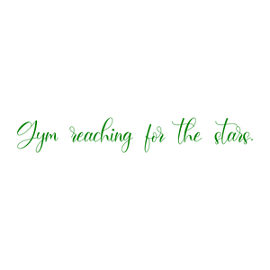 gym reaching for the stars quote SVG PNG design with an uplifting message