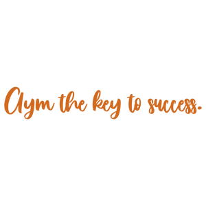 gym the key to success quote SVG PNG design with an uplifting message