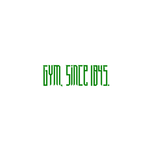 gym since 1845 quote SVG PNG design with bold lettering