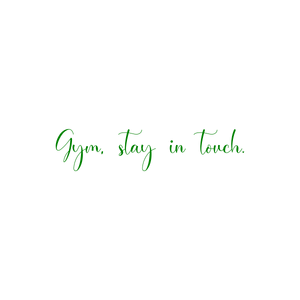 gym stay in touch quote SVG PNG design