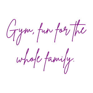 gym fun for the whole family quote SVG PNG design