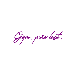 gym pure lust quote SVG PNG design with bold lettering
