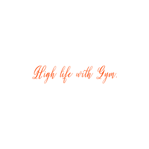 high life with gym quote SVG PNG design with an uplifting message