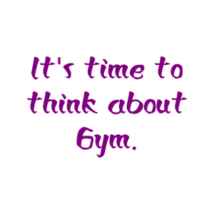 it's time to think about gym quote SVG PNG design