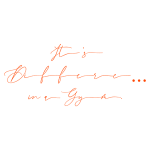 it's different in a gym quote SVG PNG design with bold lettering, an uplifting message