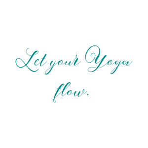 let your yoga flow quote SVG PNG design