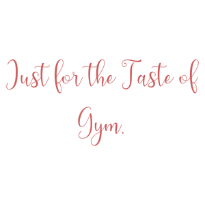 just for the taste of gym quote SVG PNG design with hand-drawn style, bold lettering