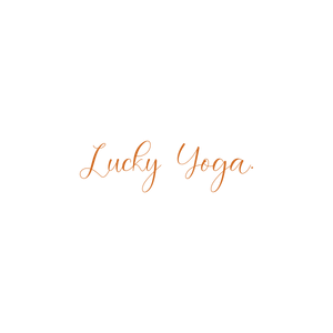 lucky yoga quote SVG PNG design