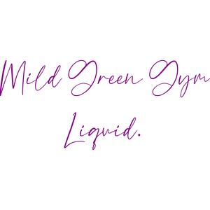 mild green gym liquid quote SVG PNG design with bold lettering