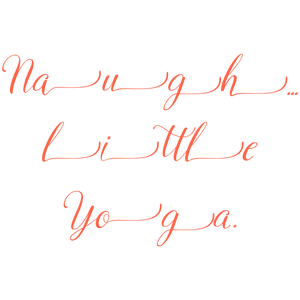naughty little yoga quote SVG PNG design