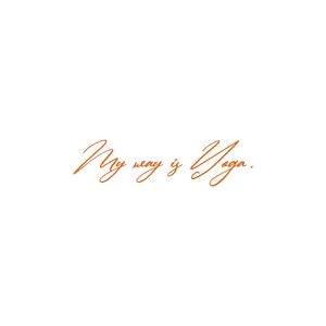 my way is yoga quote SVG PNG design