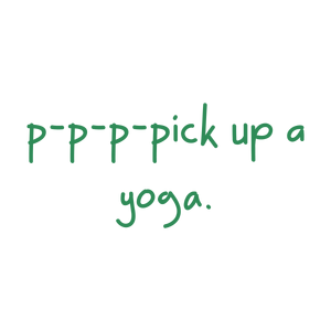 p pick up a yoga quote SVG PNG design