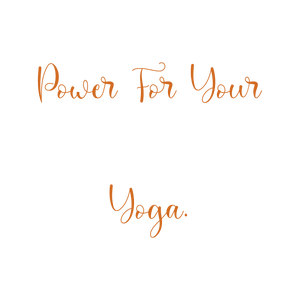 power for your yoga quote SVG PNG design