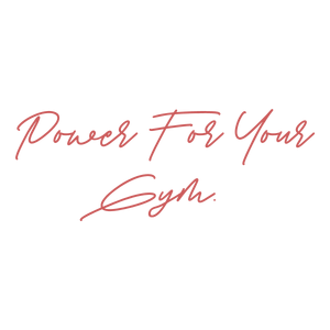 power for your gym quote SVG PNG design with bold lettering