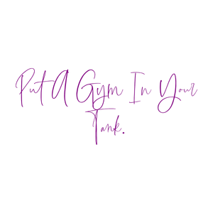 put a gym in your tank quote SVG PNG design with bold lettering