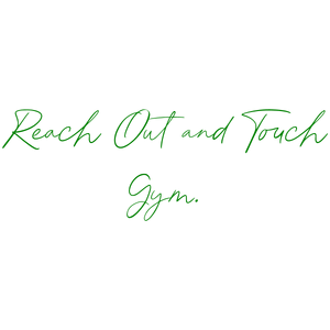 reach out and touch gym quote SVG PNG design