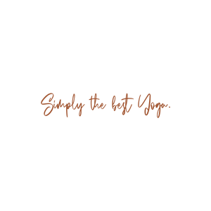 simply the best yoga quote SVG PNG design with bold lettering, an uplifting message