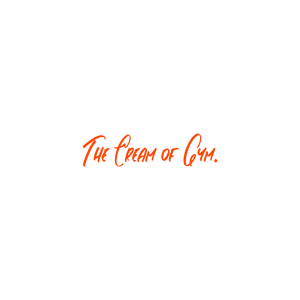the cream of gym quote SVG PNG design with bold lettering