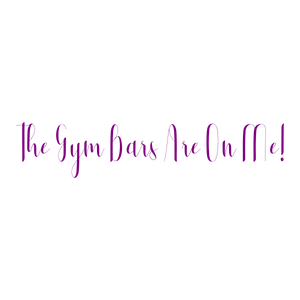 the gym bars are on me quote SVG PNG design with an uplifting message