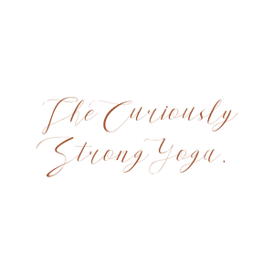 the curiously strong yoga quote SVG PNG design
