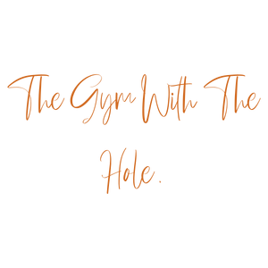the gym with hole quote SVG PNG design with an uplifting message