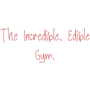 the incredible edible gym quote SVG PNG design