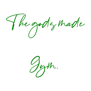 the gods made gym quote SVG PNG design