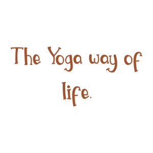 the yoga way of life quote SVG PNG design with hand-drawn style, an uplifting message