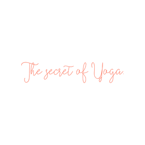 the secret of yoga quote SVG PNG design