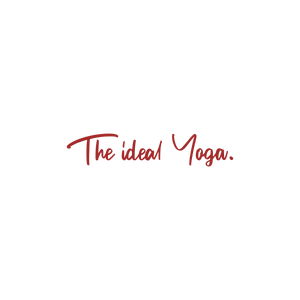 the ideal yoga quote SVG PNG design with hand-drawn style
