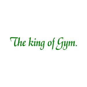 the king of gym quote SVG PNG design