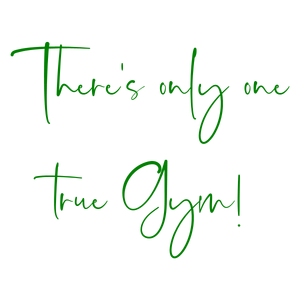 there's only one true gym quote SVG PNG design