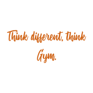 think different gym quote SVG PNG design