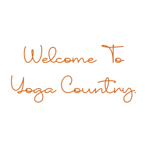 welcome to yoga country quote SVG PNG design