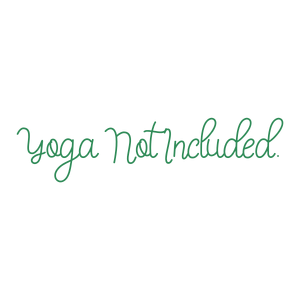 yoga not included quote SVG PNG design