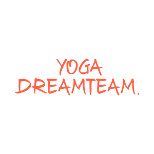 yoga dreamteam quote SVG PNG design with hand-drawn style, bold lettering, an uplifting message