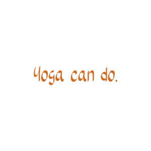 yoga can do quote SVG PNG design with hand-drawn style