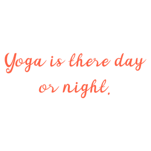 yoga is there day or night quote SVG PNG design