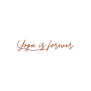 yoga is forever quote SVG PNG design