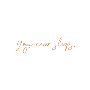 yoga never sleeps quote SVG PNG design